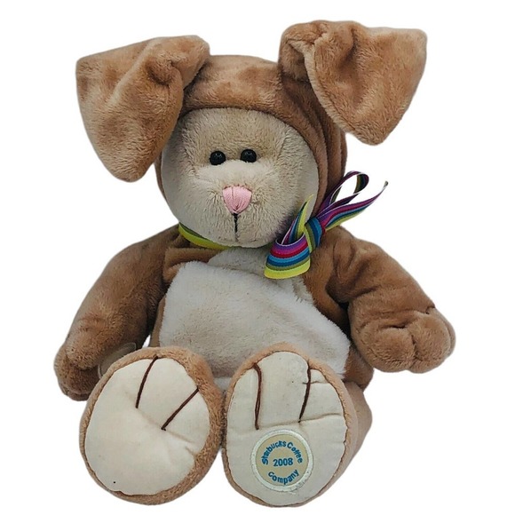 Starbucks Other - Starbucks Bearista Bear 2008 75th Edition Easter Bunny Plush 13" Tall